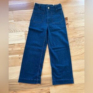 Maeve Anthropologie indigo Wide-Leg Jeans